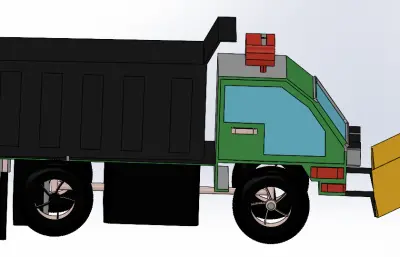 废物搬运装载车设计