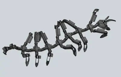 仿生多足爬行机器人设计