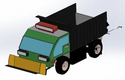 废物搬运装载车设计