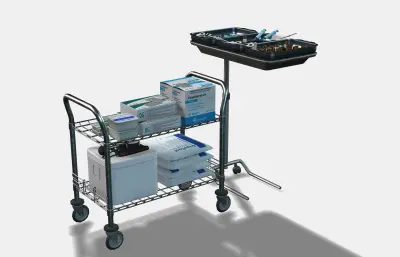 换药小推车,医疗道具包