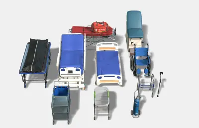 医疗床 担架 急救医疗包灯合集