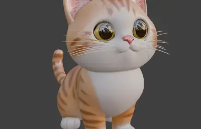 大眼萌猫，可爱小猫咪