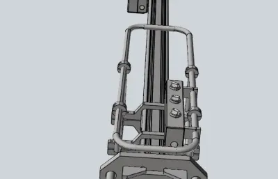 气动起重装置模型