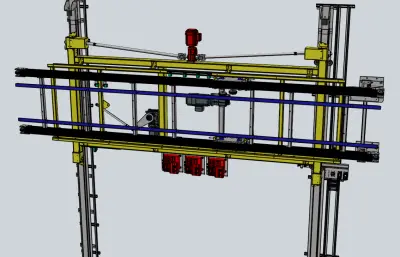 交叉转运车模型