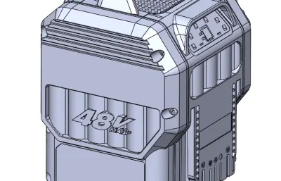 48V锂电池包模型