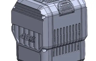 48V锂电池包模型