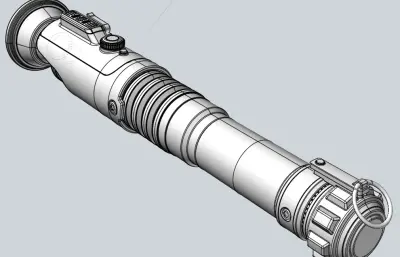激光剑手柄模型