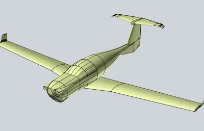 航空模型机体设计模型