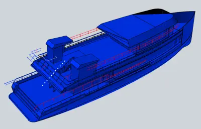 简易游艇stp模型
