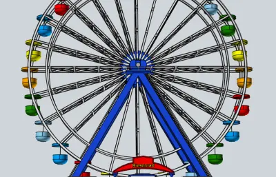 摩天轮简易模型