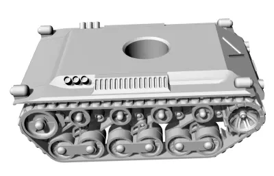 Battletech Tank履带坦克底盘