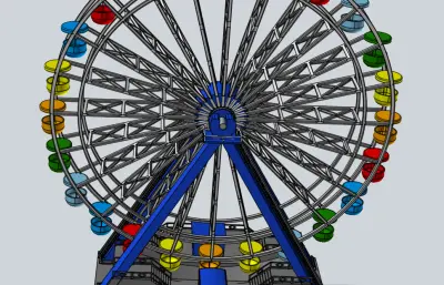 摩天轮简易模型