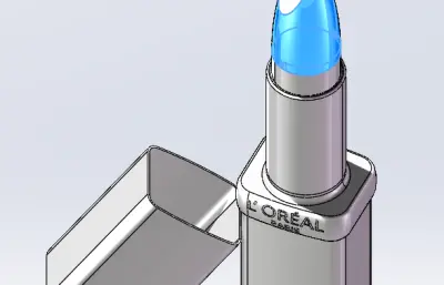 美妆子弹口红模型