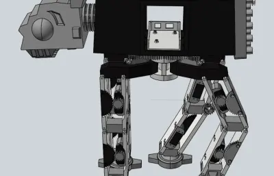 AT-AT步行机器人简易模型