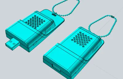 USB香薰扩散器模型