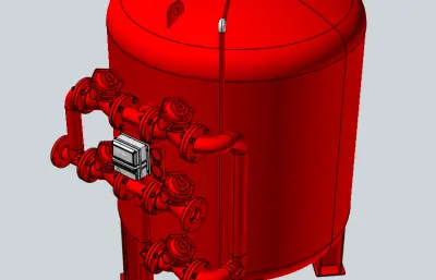 钢制自动压滤机模型