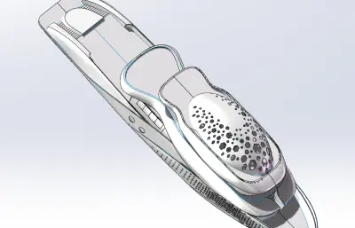 科幻游船，游艇模型