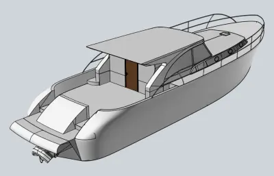 游船，游艇模型7