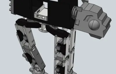 AT-AT步行机器人简易模型