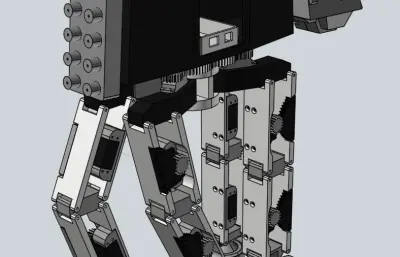 AT-AT步行机器人简易模型