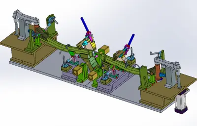 龙骨焊接固定工装