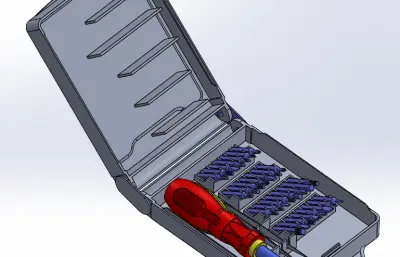 螺丝刀套装组合模型