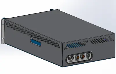 发电机外壳solidworks模型