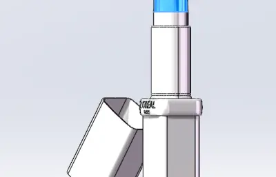 美妆子弹口红模型