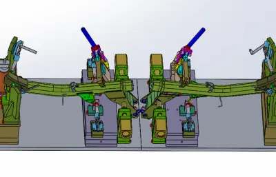 龙骨焊接固定工装