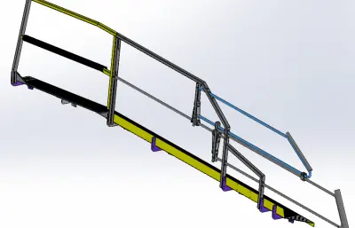 机场航勤安全防护扶手系统