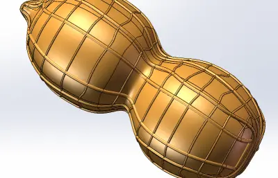 花生模型（威力曲面）