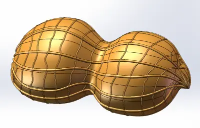 花生模型（威力曲面）