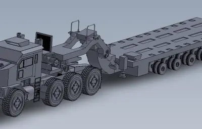 重型设备运输车,低平板挂车