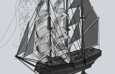 帆船摆件 装饰品