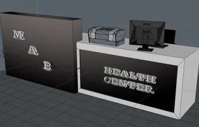 前台接待处 前台办公桌