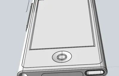 iPod nano音乐播放器模型