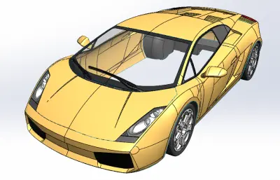 兰博基尼Gallardo汽车外壳模型