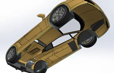 兰博基尼Gallardo汽车外壳模型