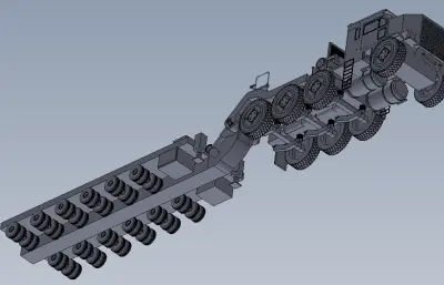 重型设备运输车,低平板挂车