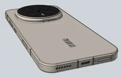 荣耀Honor Magic8 PRO手机造型stp模型