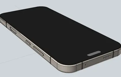 荣耀Honor Magic8 PRO手机造型stp模型