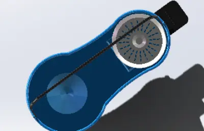 脚踏式洗拖把机模型