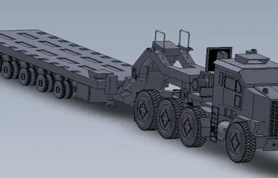 重型设备运输车,低平板挂车