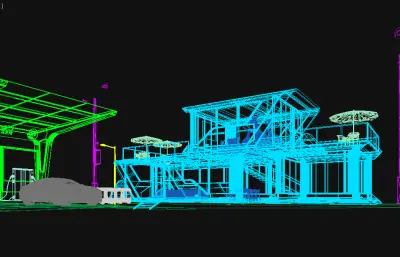 现代充电站,司机之家,司机服务站