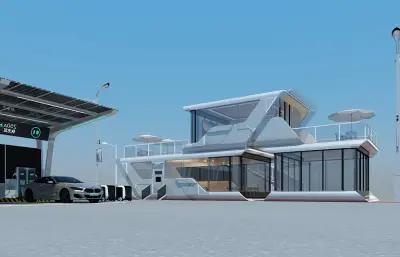 现代充电站,司机之家,司机服务站