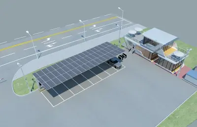 现代充电站,司机之家,司机服务站