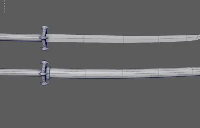 日本刀武器 武士刀 大马士革钢刀