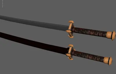 日本刀武器 武士刀 大马士革钢刀