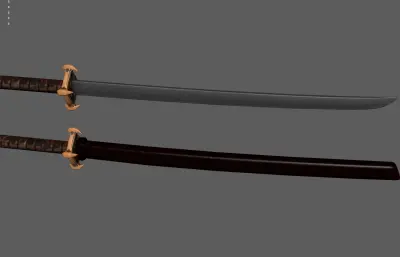 日本刀武器 武士刀 大马士革钢刀