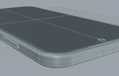 Honor Magic 8 Pro Air手机外观模型